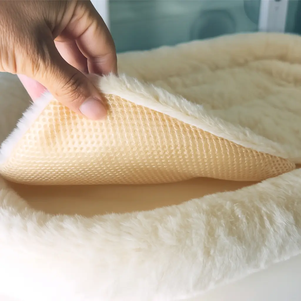 hamaca beige dos fundas